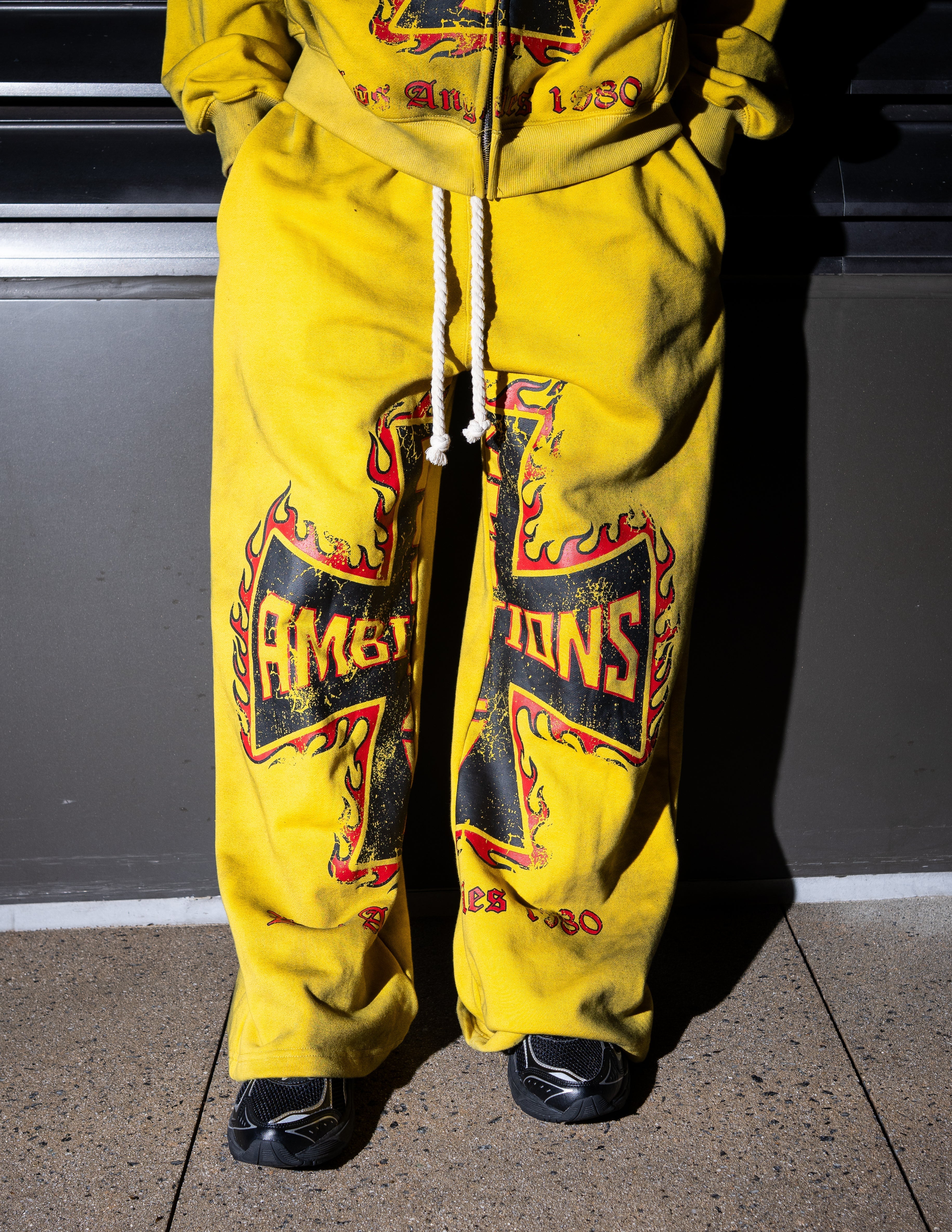 Yellow Midnight Riders Pants-thumbmail-2